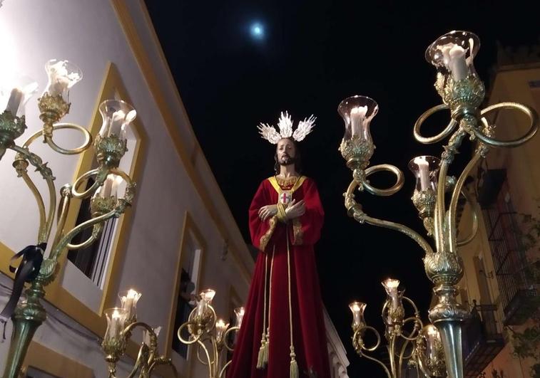 Jesús Cautivo y Rescatado durante su Estación de Penitencia