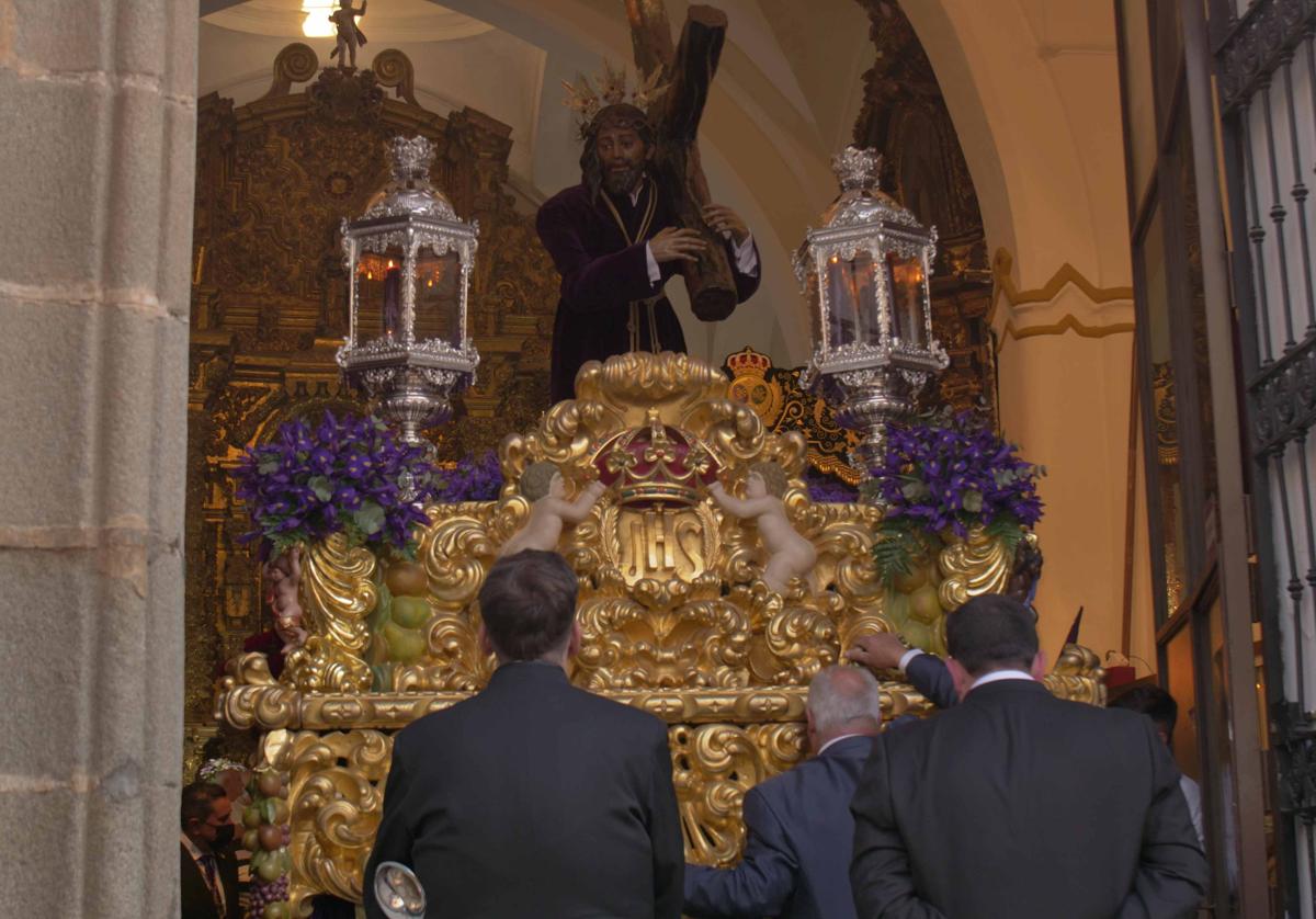 El Nazareno sale de su capilla en 2022