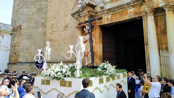 La procesión del Resucitado cierra una plena Semana Santa de Zafra 2023