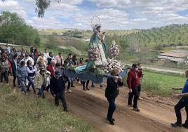 Procesión de la Virgen de Belén en 2022