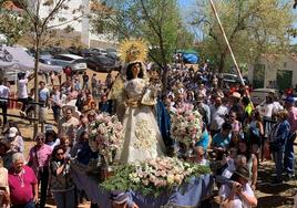 La Virgen volvió a salir de su ermita