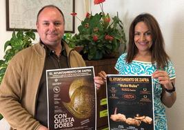 Rosa Monreal y Gonzalo Lavado durante la p`esentación