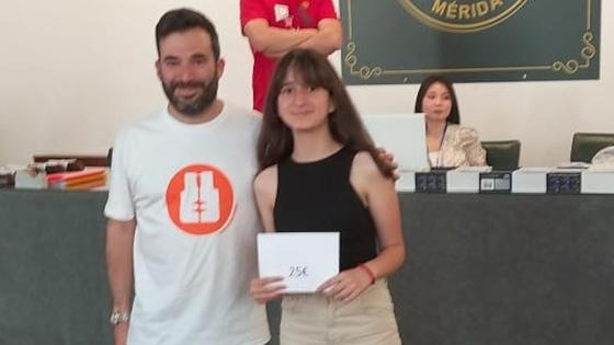 Pilar Díaz, primera clasificada femenina en el Campeonato de Extremadura de Ajedrez Rápido
