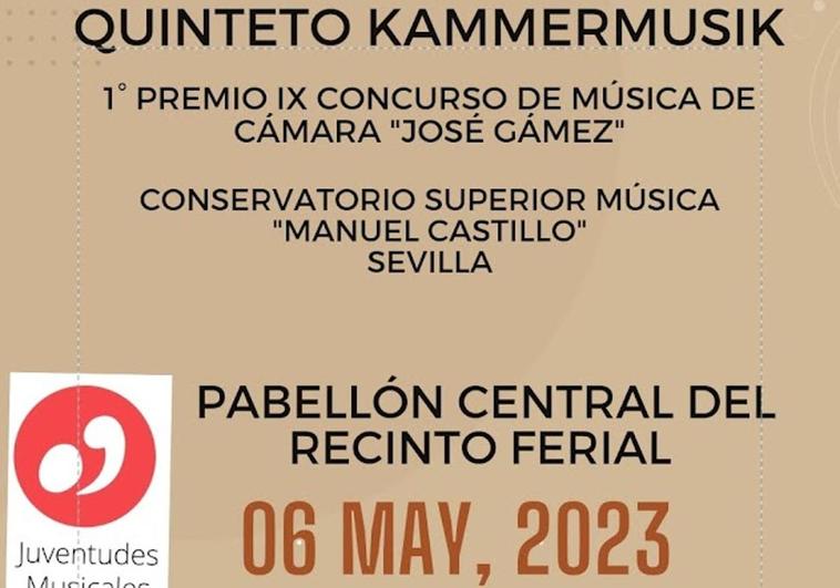 Juventudes Musicales trae este sábado al Quinteto Kammermusik