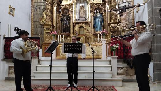 Brass Trío ofreció un concierto con motivo de los 40 años del Estatuto de Autonomía