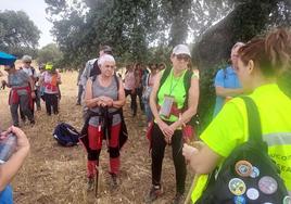 Algunos de los participantes en el viaje al Centro Ambiental de La Cocosa