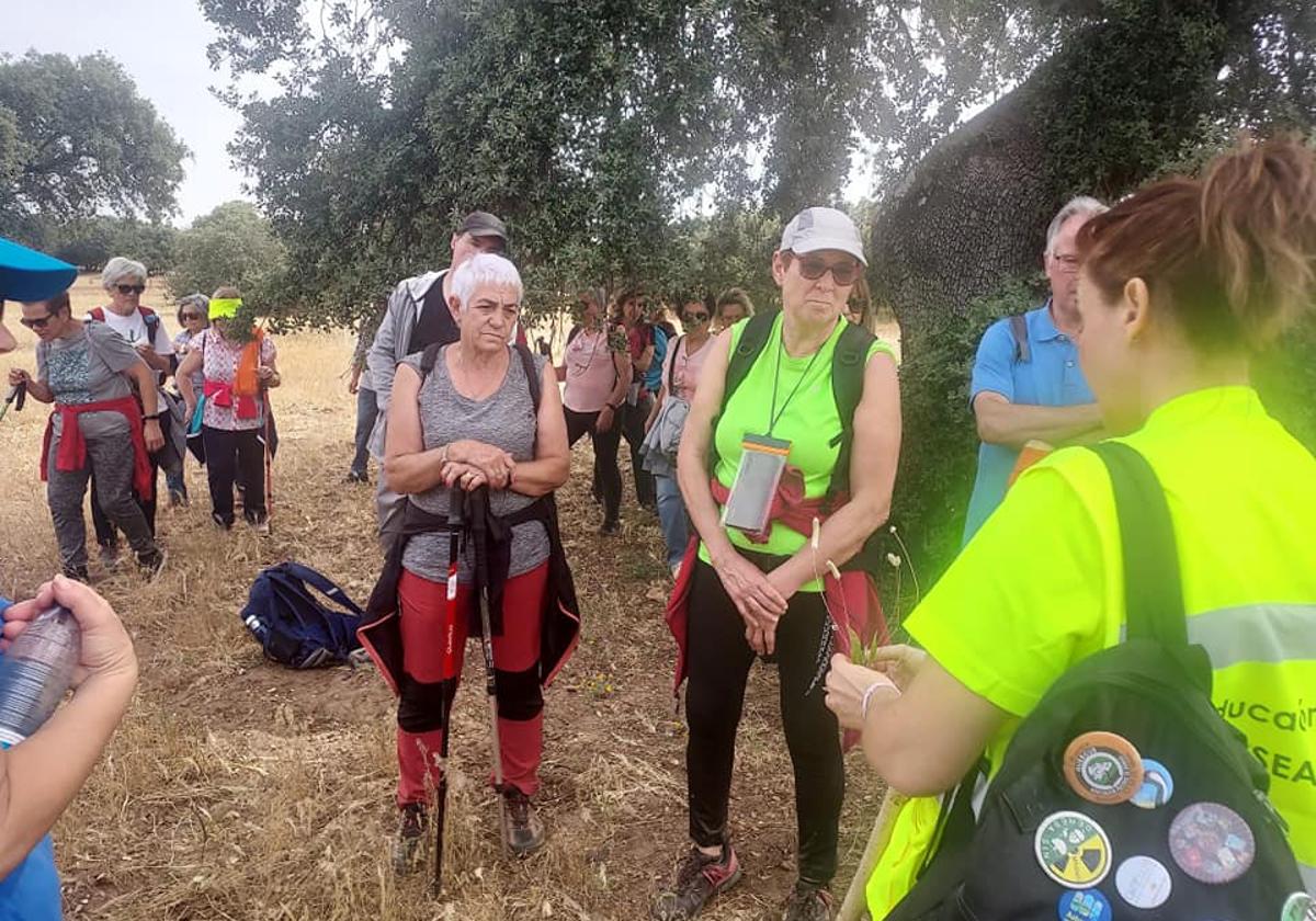 Algunos de los participantes en el viaje al Centro Ambiental de La Cocosa