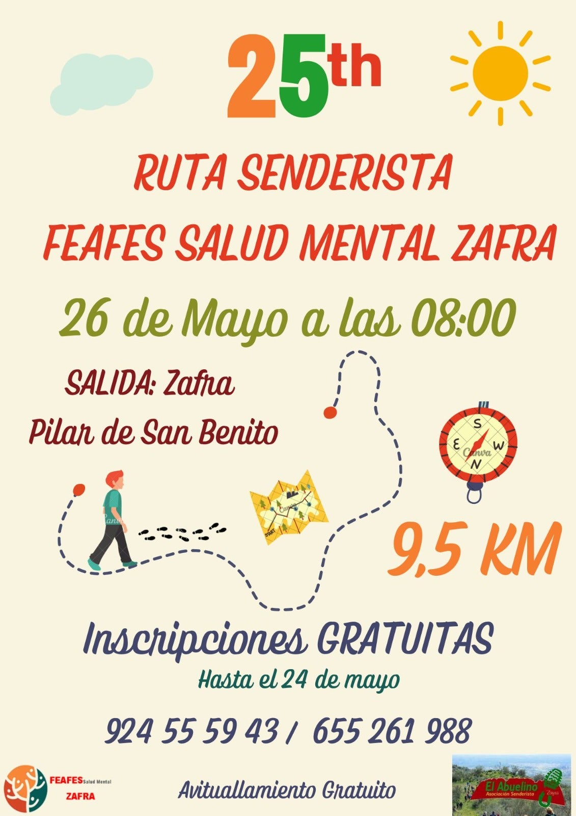 Cartel anunciador de la actividad