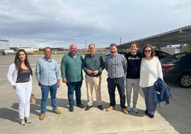 Visita de Manunel Naharro a Zafra