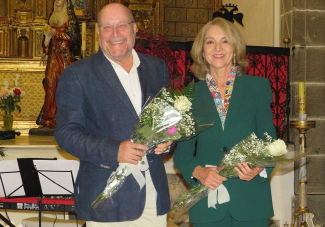 El director del Museo de Santa Clara y la directora del de la Medicina