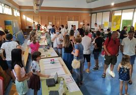 Feria de la Robótica del colegio en su primera edición
