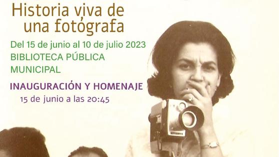 Zafra rinde homenaje a 'Carmela' Montaño, una fotógrafa adelantada a su tiempo