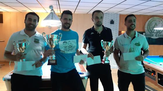 Carlos Díaz Bazo gana el Campeonato Extremeño de Billar Poor celebrado en Zafra