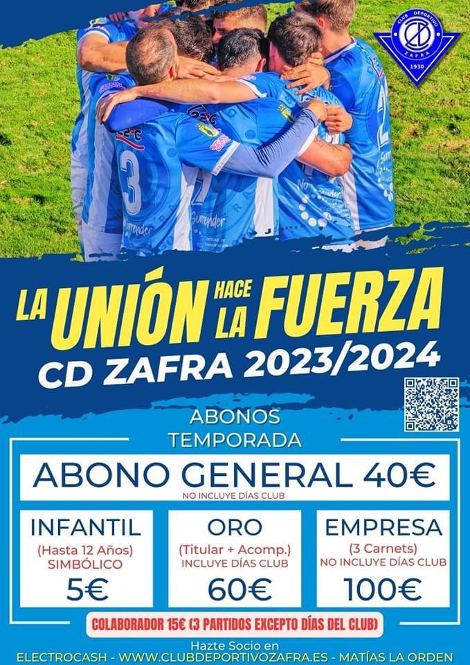 El CD Zafra lanza la campaña de abonos para la temporada 2023/2024