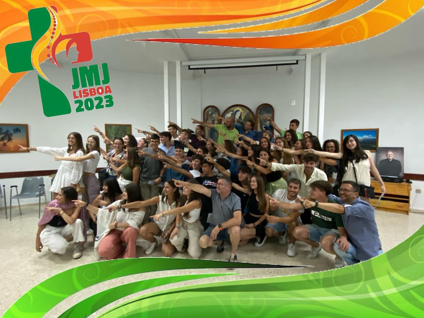 Los jóvenes de la Comunidad Parroquial se preparan para encontrarse con el Papa durante la JMJ 2023