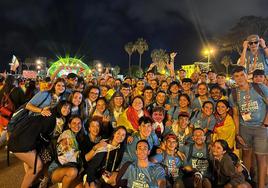 Los jóvenes durante las jornadas