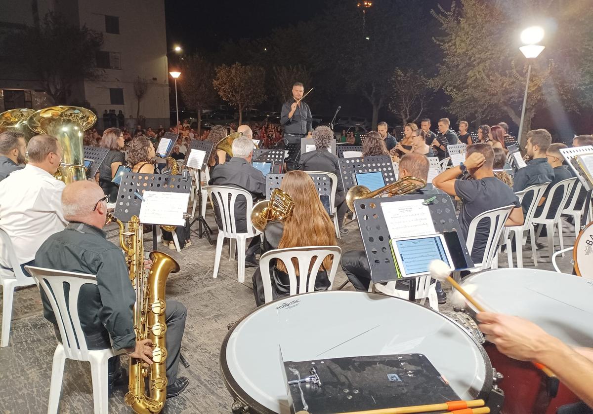 Actución de la Banda de Música de Zafra