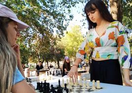 Pilar díaz ofreció toda una exhibición de ajedrez