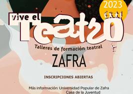 Cartel anunciador del taller