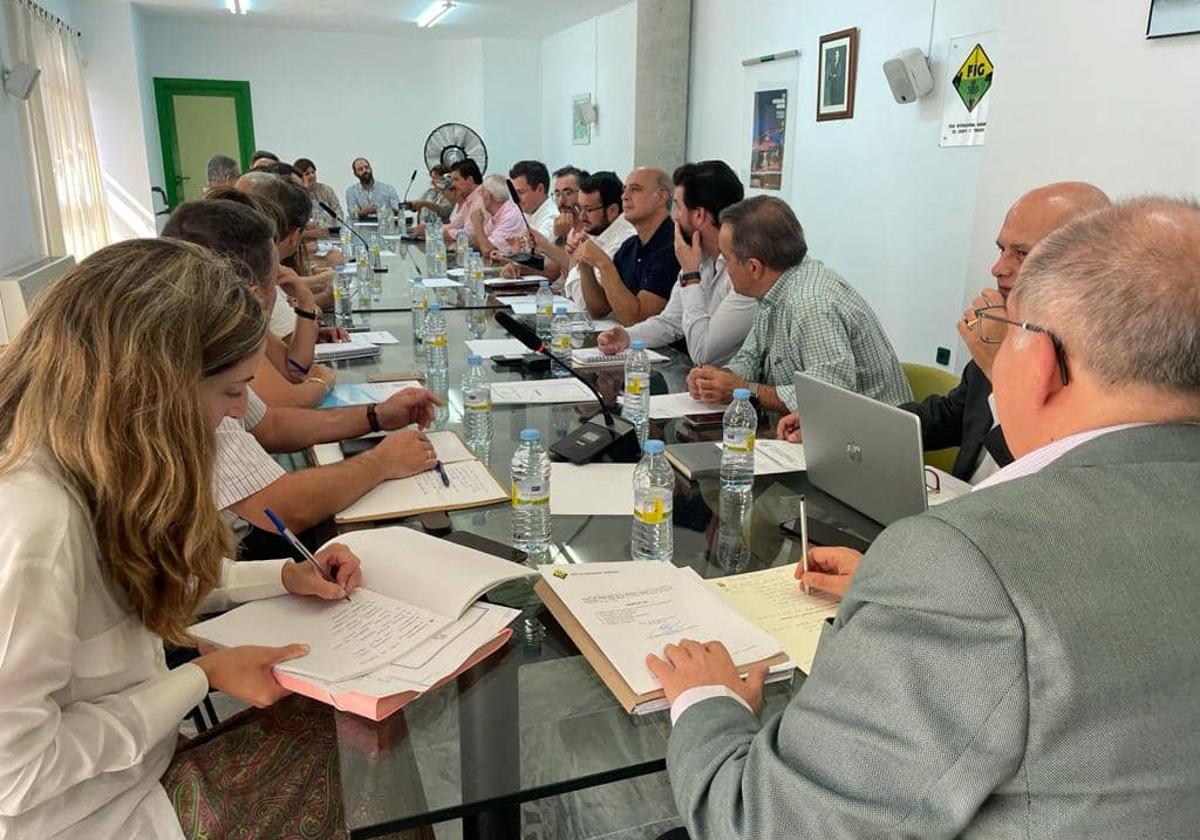 Constitución de la Entidad Ferial el pasado 6 de septiembre
