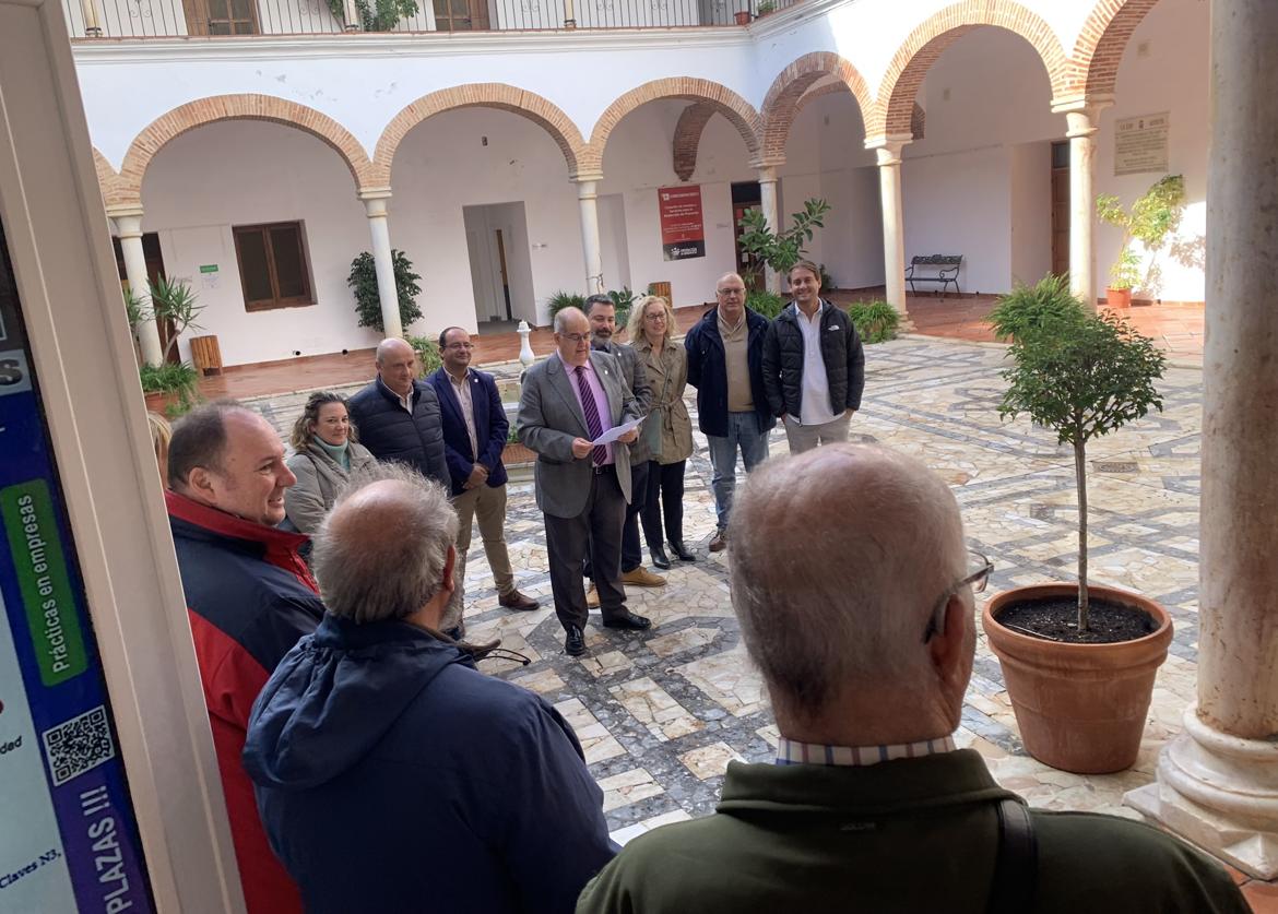 Lectura del manifiesto en el ayuntamiento