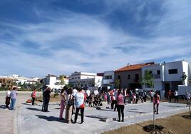 Una de las actividades de convivencia realizadas en el recuperado Parque de los Olvidados