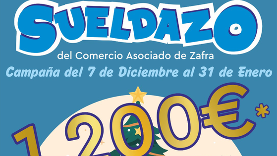 El comercio asociado de Zafra sortea 1.200 euros en su campaña de Navidad