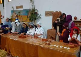 Una de las estampas del Belén Viviente