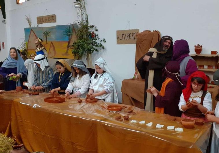 Una de las estampas del Belén Viviente