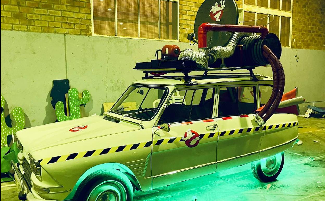 El coche de los Cazafantasmas 