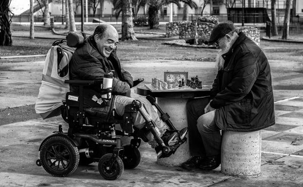 'La sonrisa de la victoria' , foto con la que Daniel Gragera ha logrado el premio /Daniel Gragera