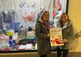 Entrega de la cesta a la ganora