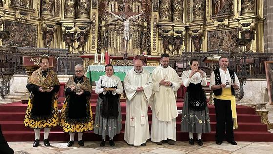 La celebración de Santa Brígida terminó con una misa en su honor en La Candelaria