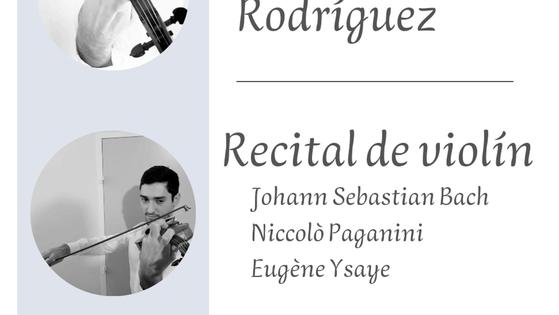 El violinista Marcos Rodríguez ofrece esta noche el concierto de Juventudes Musicales