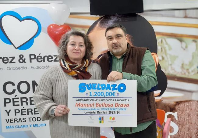 Entrega del premio del Sueldazo de la campaña de Navidad