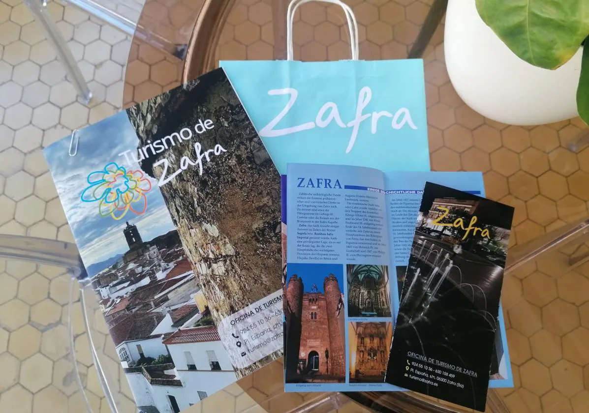 Material promocional de la ciudad de Zafra