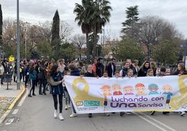 La marcha solidaria de Aoex en 2022