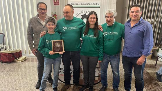El Ruy López B acaba tercero en primera división en el Campeonato de Ajedrez de Extremadura por Equipos