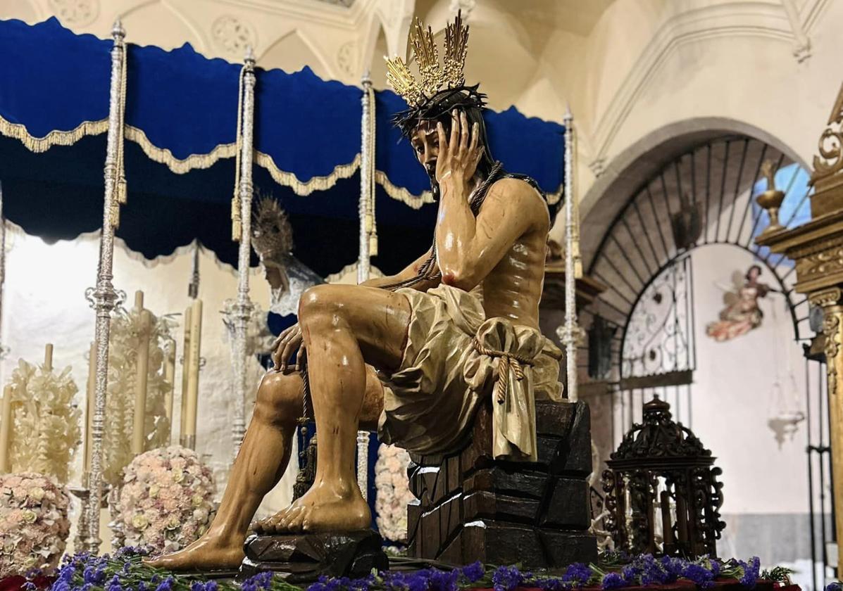 El Cristo de la Humildad y Paciencia ha sido trasladado al templo de La Candelaria