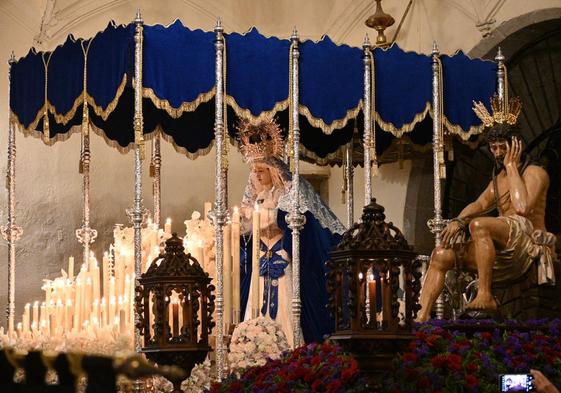 El Cristo y la Virgen en La Candelaria, una estampa inédita