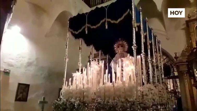 El mal tiempo impidió la procesión de la Humildad y Paciencia y la Salud