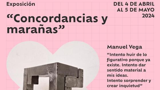 El artista Manuel Vega expondrá en Santa Marina 'Concordancias y marañas'
