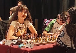 Pilar Díaz durante el campeonato
