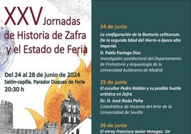 Cartel de las jornadas