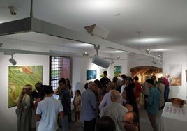 Inauguración de una de las exposiciones que ha albergado el centro