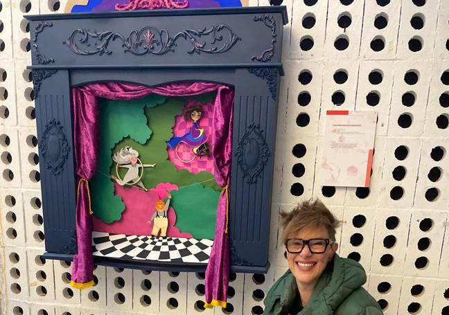 Obra tridimensional cedida al Teatro de Zafra