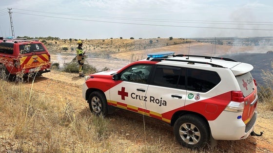 El Plan Infoex declara nivel 1 en un incendio forestal en Zafra