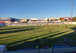 Dos de los equipos durante el triangulas del pasado domingo