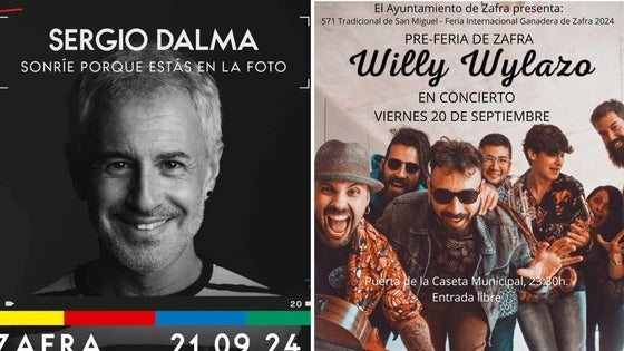 Sergio Dalma y Willy Wylazo próximos protagonistas musicales de la Preferia