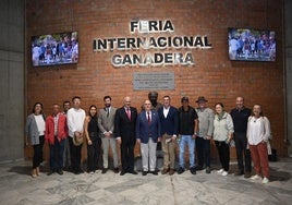 Foto de la recpepción de los prescrptores internacionales este sábado